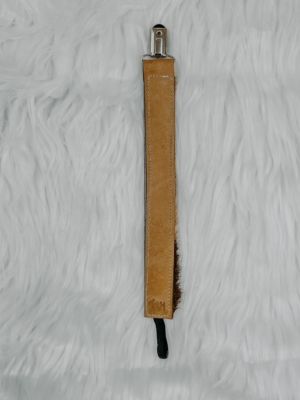 Image showing  Tri Cowhide Baby Paci Clip