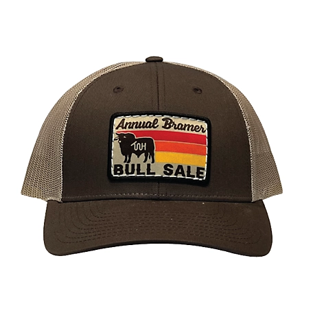 The Whole Herd Bramer Bull Sale Youth Cap, Tan, One Size Child