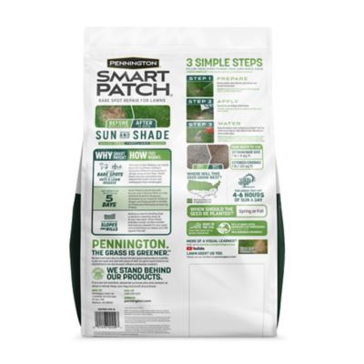 Image showing  10 lb. 200 sq. ft. Smart Patch Sun and Shade Grass Seed Mix