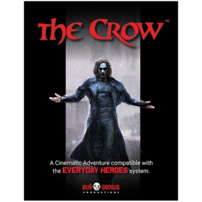 The Crow Cinematic Adventure: The Crow - Expansion RPG Book, Officially Licensed RPG, Evil Genius Games