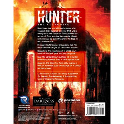 Image showing  Hunter: The Reckoning 5th Edition Roleplaying Game: Lines Drawn in Blood Chronicle Book