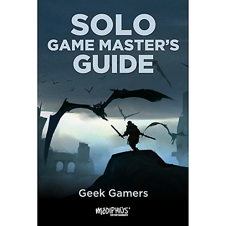 Modiphius Geek Gamers: Solo Game Master's Guide - Softcover RPG Book, 180 Pages