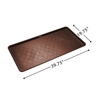 Image showing  40 x 20 in. Brown Boot Tray