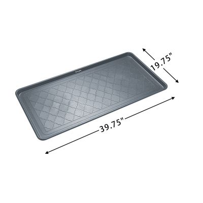 Image showing  Extra Large Boot Tray, 40 in. x 20 in., Gray