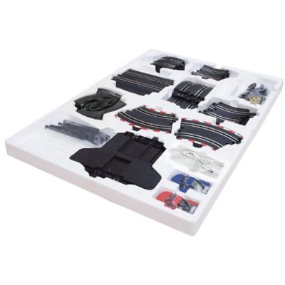 Image showing  SuperFun 207 - 1/43 USB Power Slot Car Racing Set, Layout Size: 94 in. x 39 in., 92 pc.