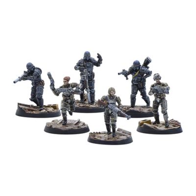 Image showing  Fallout Wasteland Warfare: Brotherhood of Steel - Combat Patrol - 6 Miniatures