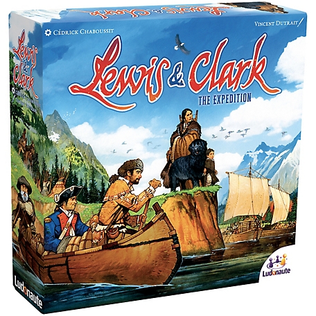 Ludonaute Lewis & Clark The Expedition Second Edition Strategy Board Game, Ages 14+, 1-5 Players, 120 Min
