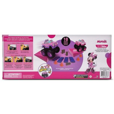 Image showing  Minnie 18 pc. Off-Road Monster Truck Playset, Friction Powered Vehicles