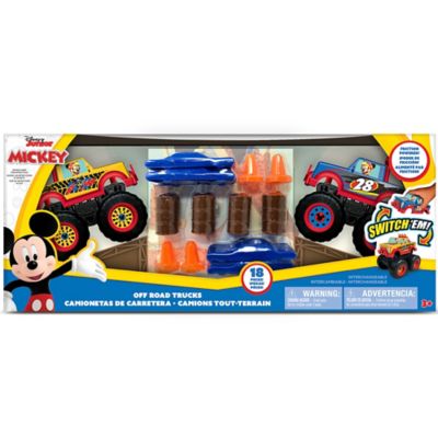 Disney Junior Mickey 18 pc. Off-Road Monster Truck Playset, Friction Powered Vehicles