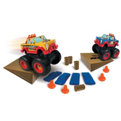 Image showing  Mickey 18 pc. Off-Road Monster Truck Playset, Friction Powered Vehicles