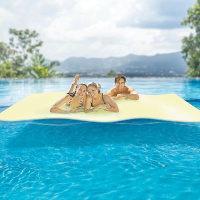 Image showing  Water Pad Pool & Lake Float, Oversized 12 ft. x 5 ft. Dense Foam Pad