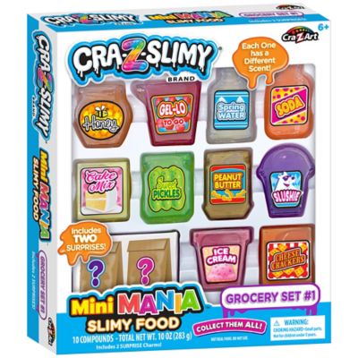 Cra-Z-Art Cra-Z-Slimy: Mini Mania Slimy Food: Grocery Set #1