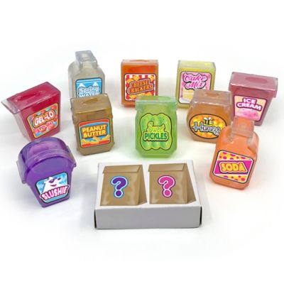 Image showing  Cra-Z-Slimy Mini Mania Slimy Food Grocery Set #1 Scented Slime Set
