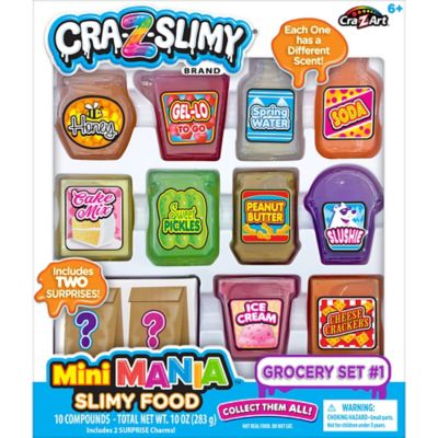 Image showing 6 th Cra-Z-Art Cra-Z-Slimy Mini Mania Slimy Food Grocery Set #1 Scented Slime Set