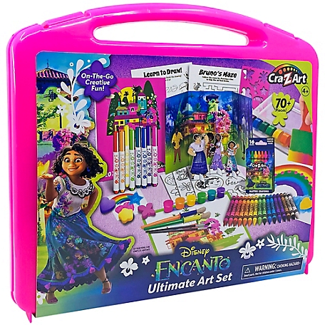 Disney Encanto Ultimate Art Set - Cra-Z-Art, Kids 70+ Pieces Kit
