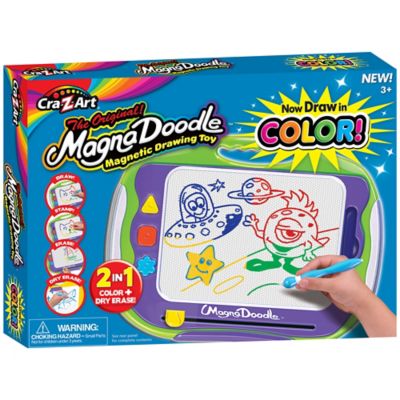 Cra-Z-Art MagnaDoodle Color Deluxe, 2-In-1 Color & Erase, Draw In Color