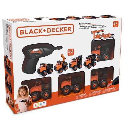 Black & Decker Take Apart Mini Construction Trucks Set