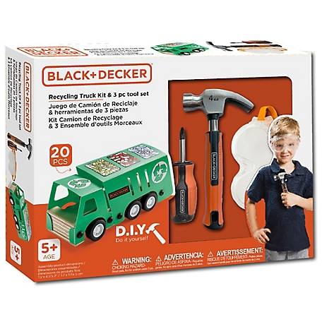 Black & Decker Pretend Play Toolset for Kids, Looks Like The Real Tools