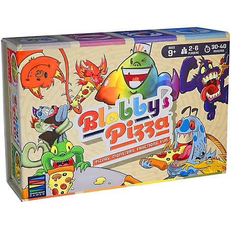 Semper Smart Games Blobby's Pizza - Math Card Game, Ages 9+, 2-6 Players