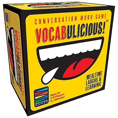 Semper Smart Games Vocabulicous! - Mealtime Laughs & Learning, Conversation Word Card Game