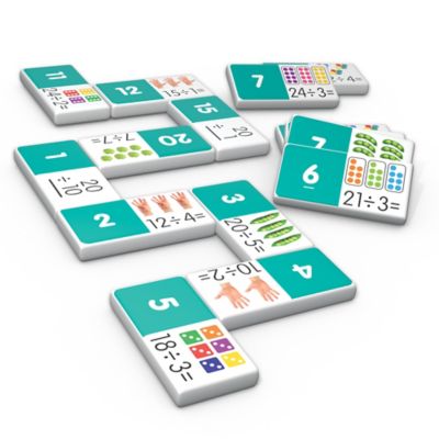 Image showing  Division Dominoes Math
