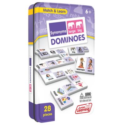 Junior Learning Synonyms Dominoes Langauge Arts