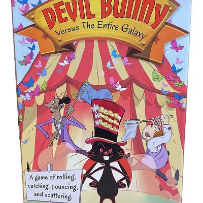 Image showing 8 th Greater Than Games Devil Bunny Versus the Entire Galaxy - Butterfly Catching At the Circus Board Game, DBUN-VGAL