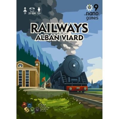 Capstone Games Nano9Games Volume 1: Railways - Capstone Games, 19Th Centrury Themed, 1 Player, 30 Mins, NANO-01