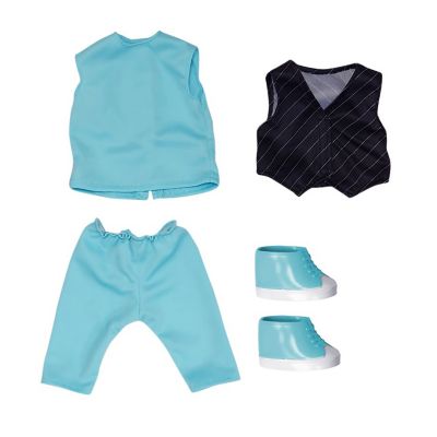 Image showing  18 in. Doll Outfit - Jacket with Scarf - 9 pc. Outfit Set, 8830