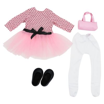 Style Girls 18 in. Doll Outfit - Pink Tutu - 5 pc. Outfit Set, 8829