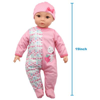 Image showing  19 in. Cuddle Baby - Pink Kitty, 3762