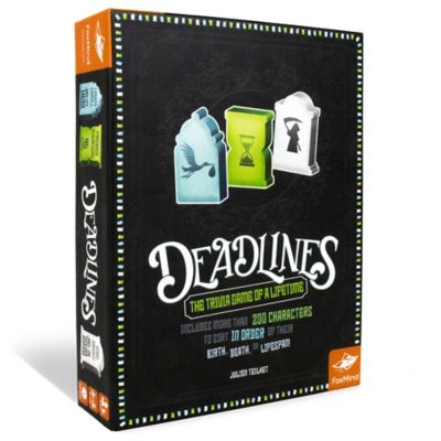 FoxMind Games Deadlines - FoxMind Games, The Trivia Game Of A Lifetime