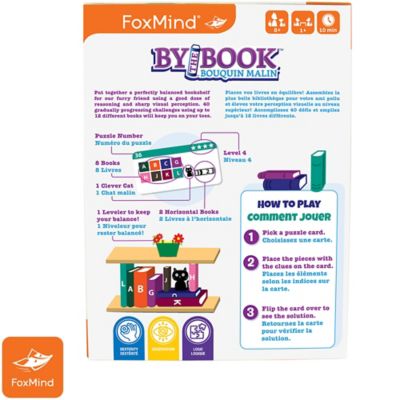 Image showing  By The Book - A Novel Stacking Puzzle, Brainteaser Logic Thinking, 40 Challenges