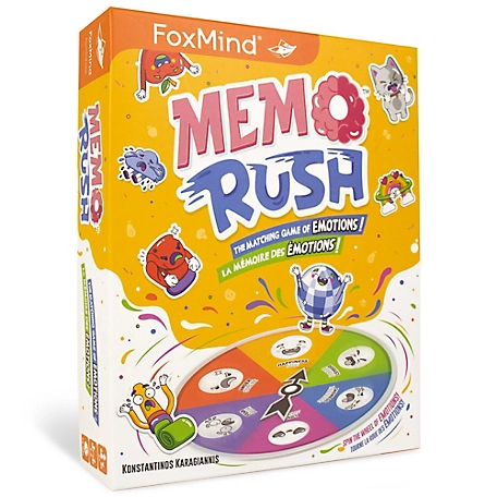 FoxMind Games Memo Rush - FoxMind Games, The Matching Memory Game Of Emotions