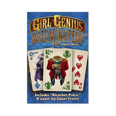 Image showing  Girl Genius: Jagermonsters Poker Deck Card Game, 54 pc.