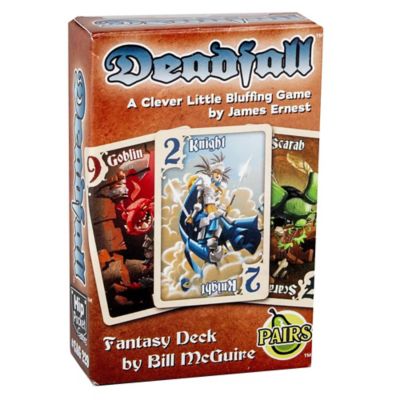 Cheapass Games Pairs: Deadfall Fantasy Deck - a Clever Little Bluffing Game, Card Game, CAG 229