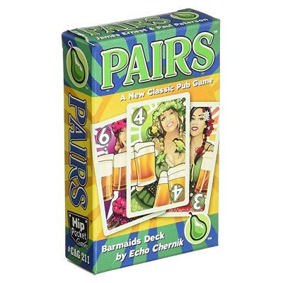 Cheapass Games Pairs: Barmaids Deck - Cheapass Games, Themed Press Your Luck Card Game, CAG 211
