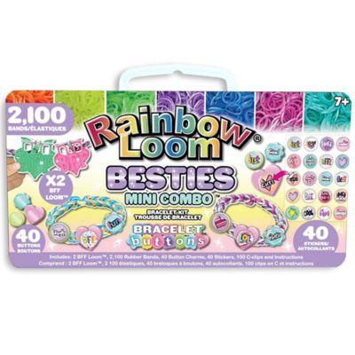 Rainbow Loom Bestie Mini Button Combo Set, Bracelet Making Kit, R0113