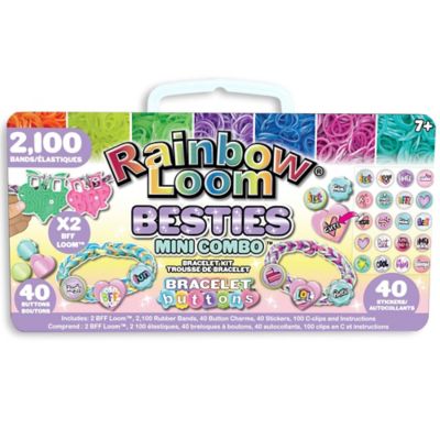 Rainbow Loom Bestie Mini Button Combo Set, Bracelet Making Kit