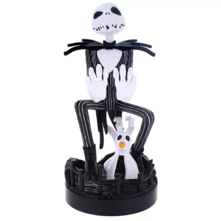 Exquisite Gaming Cables: Disney/Nbx Jack Skellington Phone Holder and Controller Holder CGCRDS400376 Cell Phone Holders & Pouches