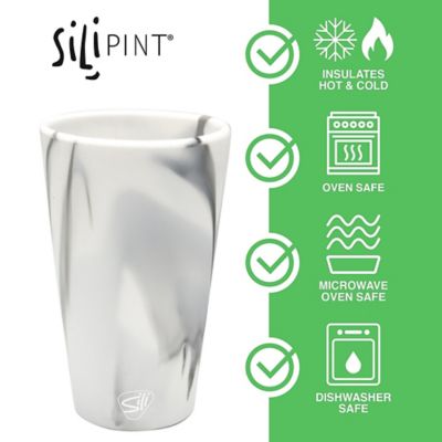 Image showing  Silicone Pint Glasses 2 Pack 16 oz.