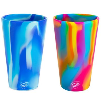 Silipint: Silicone Pint Glasses: 2 Pack 16 oz.