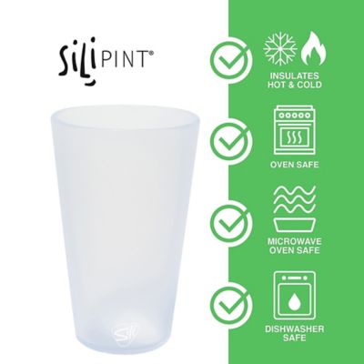 Image showing  Silicone Pint Glasses 4 Pack