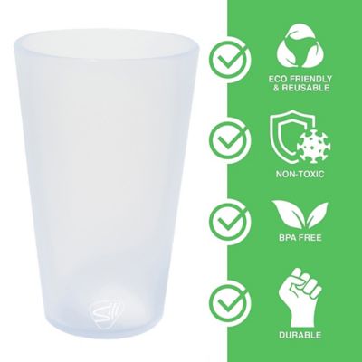 Image showing  Silicone Pint Glasses 4 Pack