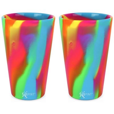 Silipint: Silicone Pint Glasses: 2 Pack 16 oz.