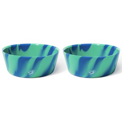 Silipint Silicone Squeeze-A-Bowl, Set of 2, headwaters
