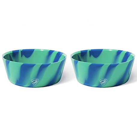 Silipint Silicone Squeeze-A-Bowl, Set of 2, headwaters