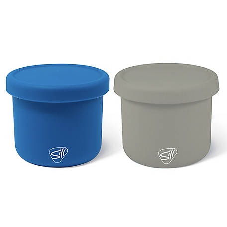 Silipint Silicone 10 oz. Lidded Bowls: 2 Pack