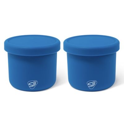 Silipint Silicone 10 oz. Lidded Bowls: 2 pk., deep pool