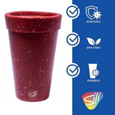 Image showing  Silicone 16 oz. Coffee Tumblers 2 Pack